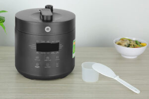 Nồi cơm áp suất Mishio MK303 1 lít giúp cơm chín đều, ngon dẻo