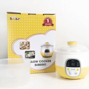 Nồi nấu cháo chậm Bear 0.8 l - Lựa chọn số 1 của các mẹ bỉm sữa