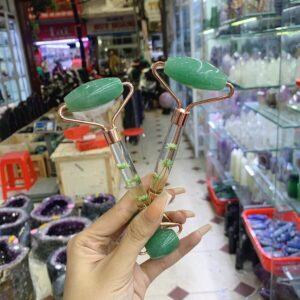 Thanh Lăn Massage Mặt Bằng Đá Thạch Anh Tự Nhiên