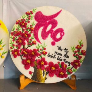 Chữ "Thọ" thay cho lời cầu chúc ông bà sống vui, sống lâu cùng con cháu