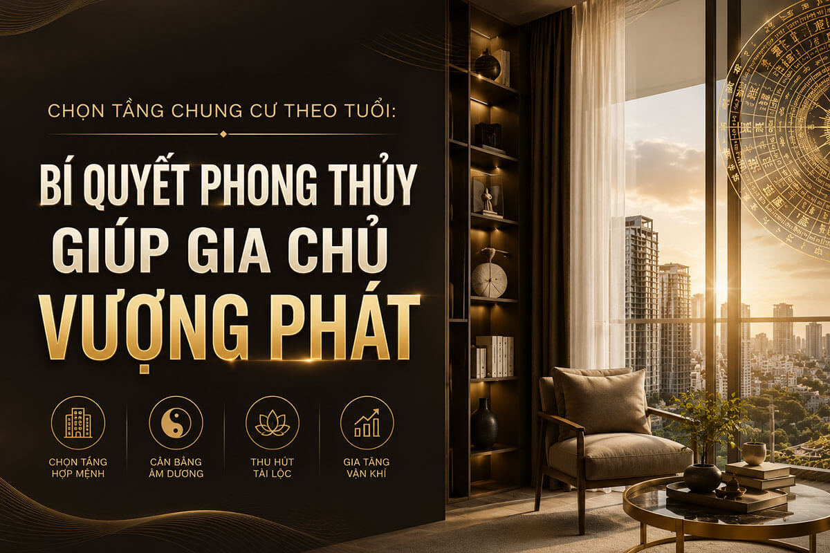 Chọn tầng chung cư theo tuổi giúp gia chủ vượng phát, bình an